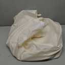 LONBET Laundry Basket with Lid, Made from Breathable Fabric | Aesthetic Clothes Hampers for Laundry with Side Handles & Sturdy Bamboo Frame (40 Gallons - Double, Beige)