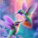Great Jigsaw Puzzles for Adults 300 Pieces Hummingbirds Puzzles for Adults Toys Gift Family Decoration Kids Puzzle (15"x10"-300PCS)
