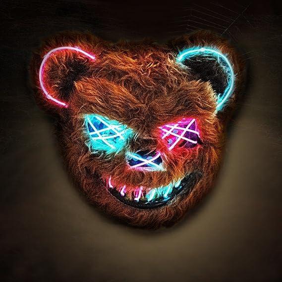 AndTree Halloween Scary Face Mask, Costumes for Cosplay, Scary Costume Party Accessories