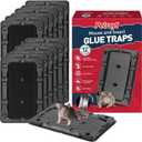 Glue Mouse Traps Indoor for Home -12 Pack Sticky MouseTraps Indoor for Safe Home Pest Control. Pre-Scented, Non-Toxic Glue Boards for Mice, Mouse & & Insects. Easy to Use