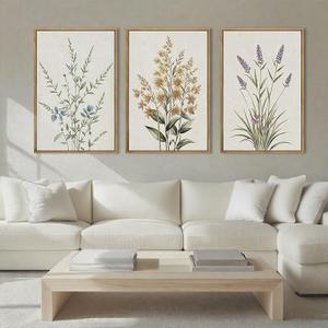 Anyzal Large Dark Moody Wall Art Framed Black Dried Floral Wall Decor Vintage Wildflower Artwork Prints for Living Room Bedroom Office 16x24 Inch Set of 3 (24L" x 16W") Anyzal Large Dark Moody Wall Art Framed Black Dried Floral Wall Decor Vintage Wildflower Artwork Prints for Living Room Bedroom Office 16x24 Inch Set of 3 (24L" x 16W")