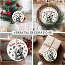 2 x Bear Christmas Ornaments 2025 - Forest Animals Ornaments for Christmas Tree Decorations, Unique Xmas Gifts for Bear Lovers Friends Mom Family, Woodland Animal Lovers Gifts for Women Men