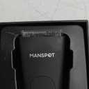 MANSPOT Manscape Groin & Body Hair Trimmer for Men, Electric Ball Pubic Trimmer Shaver,Manscape Kit with 4 Guard,Replaceable Ceramic Blade Heads,Waterproof Wet/Dry Shaver,90 Minutes Shaving (Black)
