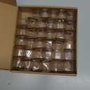 35 Pcs Chair Leg Floor Protectors Square, Silicone Chair Leg Protectors for Hardwood Floors, Chair Leg Caps Covers Protect Wooden Floors from Scratching Large (Fit:1-1/16" to 1-5/8")