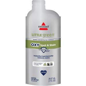 NEW BISSELL Little Green Pro Oxy Spot & Stain Super Concentrate Cleaning Formula for Portable Deep Cleaners, 6 Super Concentrate Pouches