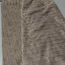 Kevin Textile Throw Pillow Covers Soft Corduroy Decorative Set of 2 Boho Striped Pillow Covers Pillowcases Farmhouse Home Decor for Couch Bed Sofa Living Room 22x22 Inch Light Brown