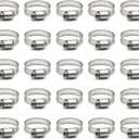 Hose Clamp, 1 Inch Stainless Steel Worm Gear fuel line hose clamps, 19-29mm (25pack)