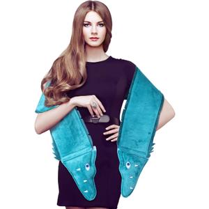 Halloween EEL Scarf Sea Creature Character Costume Witch EEL Scarf Accessory for Halloween Women Girl Cosplay Prop