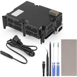 Power Supply for Xbox Series S Internal Power Source for Xbox Series S with AC Adapter Replacement Console Accessories Parts with Repair Tools