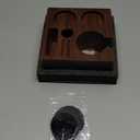 KNODOS 58mm Tamper Station V3 Walnut Portafilter Holder Compact Espresso Organizer with Multi Accessory Storage Espresso Machine Accessories for Coffee Bar