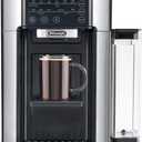De'Longhi True Brew Drip Coffee Maker, Built in Grinder, Single Serve, 8 oz to 24 oz, Hot or Iced Coffee, Stainless, CAM51025MB