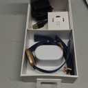 Fitbit Versa 2 Special Edition Health and Fitness Smart Watch with Heart Rate, Music, Alexa Built-In, Sleep and Swim Tracking, Navy and Pink Woven/Copper Rose, One Size (S and L Bands Included), 2.3