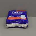 LivDry 2XL Overnight Adult Diapers for Women and Men, XXL Incontinence Underwear, 60-80" Waist, Disposable Pull-On Briefs, XX-Large, 12 Pack