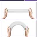 3" Width x 1.6 Ft Flexible Duct, PE Material, Mini Split Line Set Cover Part, Air Conditioner Accessories for Mini Split Air Conditioners and Central AC, White