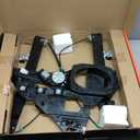 A-Premium Power Window Regulator with Motor and Panel Replacement for Ford Expedition Lincoln Navigator 2007-2017 Front Right Passenger Side (with 2 Prongs Plug)