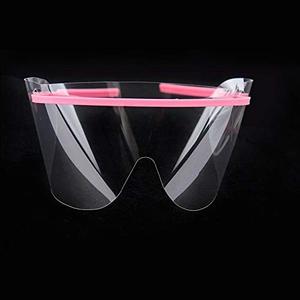 20 Sets Disposable Dental Eye Shield Safety Glasses Mask Eyes Guard 20 Frame with 20 Shield/Set