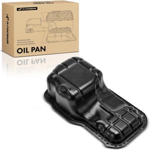 A-Premium Engine Oil Pan Sump with Drain Plug Compatible with Mitsubishi Mirage 1996-2002, 1.8L, Replace # MD318675, MD317963
