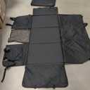 Back Seat Extender for Dogs - Premium Car Seat Cover with Hard Bottom Holds 400 lbs, Waterproof Hammock for Pet (Black Large, for Cars/Mid-Size SUV/Small Truck)
