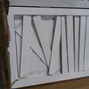 3 Panel Room Divider Privacy Screen 5.57 Ft Tall Privacy Wall Divider 66.9" x 15.7" Each Panel Folding Wood Screen for Home Office Bedroom Restaurant (White)