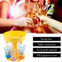 6 Shot Glass Dispenser Holder (Yellow)