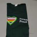 LGBTQ Hearts Gay Pride Month Lgbt Ally Proud Rainbow Flag T-Shirt (Small, Black)