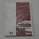 Top Flight Filler Paper, 8.5 x 11 Inches, Wide Rule, 200 Sheets (12803) White