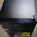 Walsh Compact Refrigerator, Dual Door Fridge, Adjustable Mechanical Thermostat with Freezer, Reversible Doors, 3.1 Cu.Ft, Black