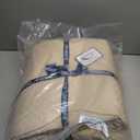 EVENHUG Oversized King Bedspreads California King Quilt Set with Pillow Shams Extra Wide Large King Size Quilts Lightweight Coverlet Bedding Sets Beige 120"x128"