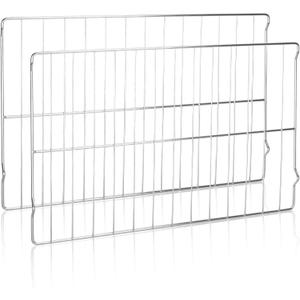 New Upgraded W10256908 Oven Rack Replacement for Whirlpool Range Stove Oven Parts, Replaces W10138079, 3195710, W10179196, 24 x 15-3/4 Inches304 Stainless Steel (W10256908-2Pcs)