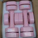 Ragebby Adjustable Dumbbell Set of 2, Adjustable Weight Set, Anti-slip Handle, 3 in 1 Free Weights Dumbbells Set for Women at Home, 10LB(5LB Pair)