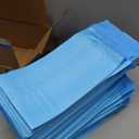 MED PRIDE Disposable Chux Pads 23in X 36in, Super Absorbent Bed Pads for Incontinence, Underpads for Adults, Kids, Pets (50 Count (Pack of 1) Blue/White)