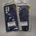 JDYGWK Case for Samsung S24 Plus Galaxy S24 Plus Soft Silicone Phone Case FlockingLined Air Cushion 360° Shockproof Protective Phone Cover for Samsung Galaxy S24 Plus, Blue, Pack of 2