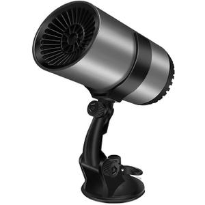 2in1 Portable Car Heater Cooling Fan, 2026 Upgraded 12V Fast Heating Car Defroster Windshield Heater, Plugin Space Car Heaters for Vehicle for Winter