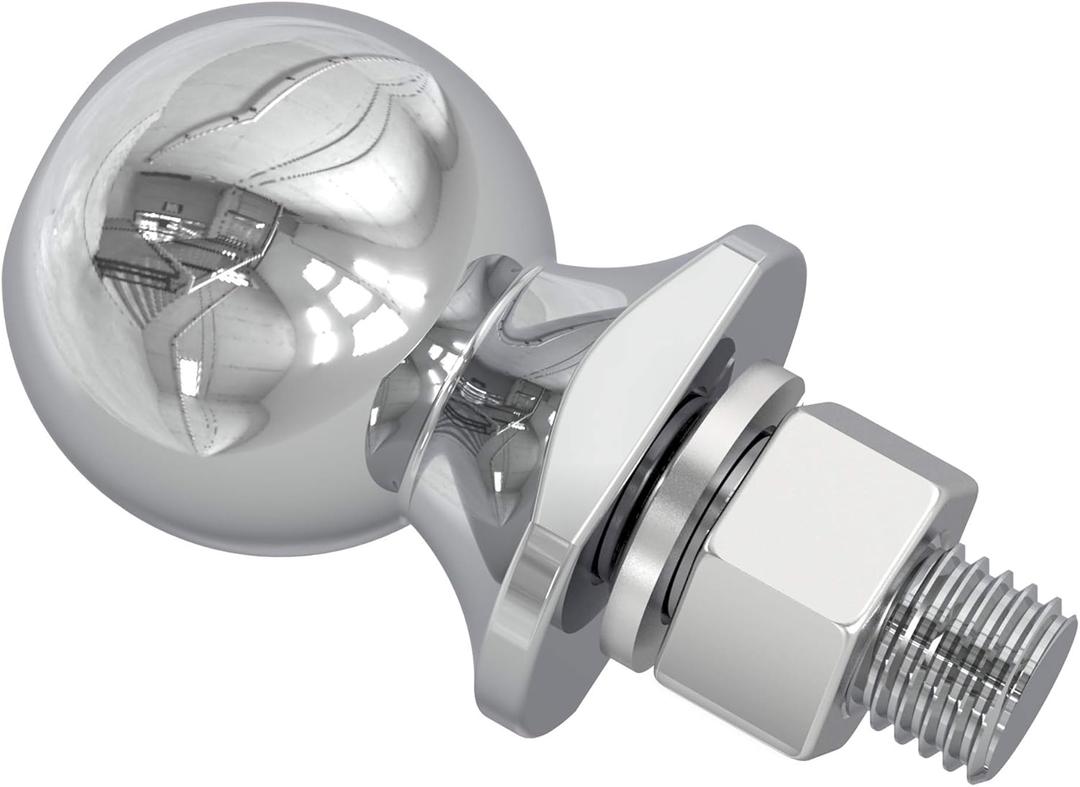 Big RED ATRLY2002R Torin 2" Diameter Trailer Hitch Ball: 3 Ton (6,000 lb) Capacity