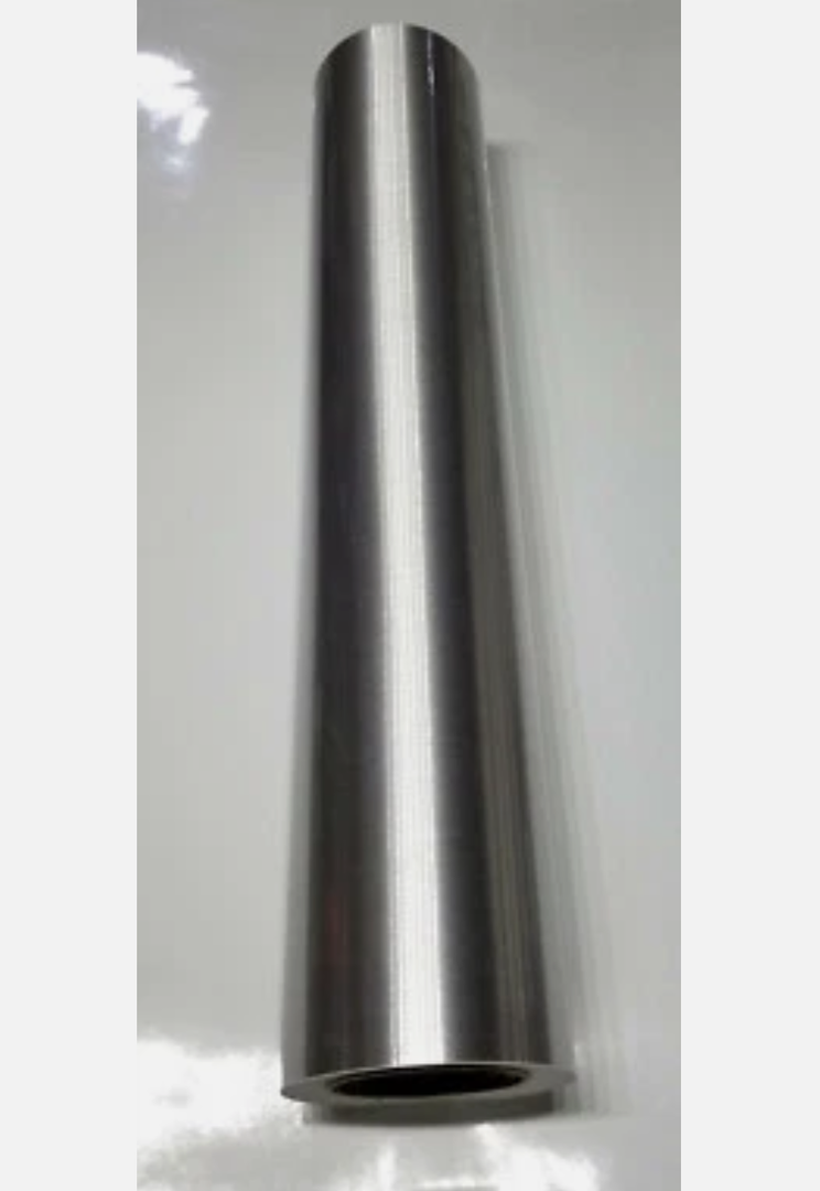 Brushed Silver Aluminum Sign Vinyl 23" x 6 ft Longlife