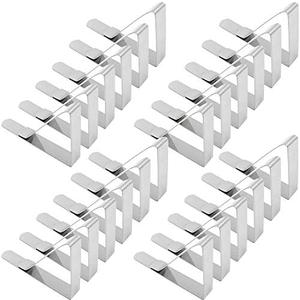 Latomex Tablecloth Clips, Set of 24 Extra Large Table Cover Cloth Clamps for Home Party & Picnic(Up to 2.7")