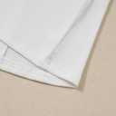 Sidefeel Womens Tops Casual Crewneck Long Sleeve Tops Ribbed Raw Hem Spring T Shirts Slim Fit Basic Tees Blouses (White, M)