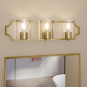 Progress Lighting Teigen 23.5-in 3 Light Gold Traditional Bathroom Vanity light