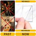 Double Sided Tape Heavy Duty,6 Rolls,No Damage Walls,Nano Mounting Tape,Strong Clear Adhesive Sticky Two Sided Hanging Strips for Walls Decor Picture Poster Indoor Removable Waterproof