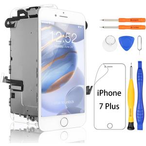 Yodoit for iPhone 7 Plus Screen Replacement LCD with Home Button, Front Camera, Internal Speaker, Touch Sensor Cable with Repair Kit Tool, Screen Protector 5.5" White Yodoit for iPhone 7 Plus Screen Replacement LCD with Home Button, Front Camera, Internal Speaker, Touch Sensor Cable with Repair Kit Tool, Screen Protector 5.5" White