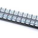 Sscon 1Pc 600V 25A 20 Position Dual Row Wire Barrier Block Terminal Strip TB-2520