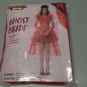 Spooktacular Creations Halloween Red Bride Costume Women, Red Gothic Wedding Dress Women for Halloween Party (Red, S)