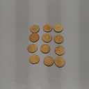 Rattan Fridge Magnets Boho Refrigerator Rattan Decorative Magnets for Office Kitchen Whiteboard Locker Boho Magnetic Locker Decor(Natural Color,12 Pcs)