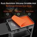 Alawooder Silicone Griddle Mat for Blackstone Griddle 28 Inch - Food Grade Silicone Griddle Cover for Blackstone Flat Top Grill, 28" Thickened Buddy Mat Grilling Accessory for Black Stone Protection