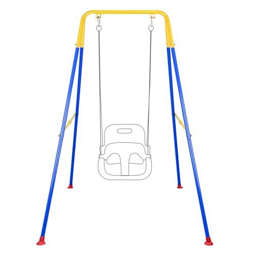 Baby Swing Stand, Foldable Swing Stand for Backyard Indoor & Outdoor