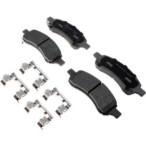 ACDelco Silver 14D1169CHF2 (19431127) Ceramic Front Disc Brake Pad Set with Clips