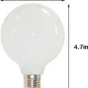 E26 9W Light Bulbs G25/G80 LED Globe Light Bulb Non-dimmable 3000K Warm White Lights 800 Lumens 80 Watt Equivalent Vanity Light for Vanity Mirror Pendant Dressing Room Wall Sconces (3 Pack)