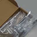 ESUDNT Cargo Trailer Door Latch Hasp Keeper for Ramp Padlock Race Bar Lock Handle Enclosed Car Hauler (Industrial Grade Steel, Comes with Screws and Waterproof Nuts)