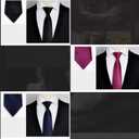 kaxilu Neckties for Mens 15pcs Assorted Zipper Ties for Men, Silky Zip Up Ties, Men's Adjustable Pretied Ties Set (Size-19"x3.3"[48*8CM], Multicolor-[15pcs]19"x3.3")