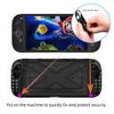 CDCHGAM Switch 2 ArmorLock Bundle 2025 - ABS Screen Protector Top Cover & Detachable TPU Shell, 2 Joycon Thumbcaps, 2X 9H Tempered Glass | Kid/Pet-Proof, Enhanced Grip, Dock-Incompatible (Matte Black)